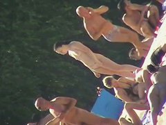 Brunette teen 18+ beach nudist clip