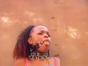 Busty African Slave Gets Tortured By Horny Guy