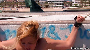 Busty Blonde Fucked In Public With Yillie Fresh