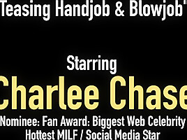Busty Mommy Charlee Chase Wacks your Hard Cock Off