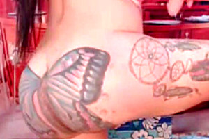 Busty Shemale Dildos Her Big Tight Ass
