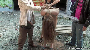 Busty Slut In Stock Public Sex