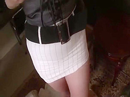 Busty Step mom, Araki Hitomi, enjoys toys in her vag