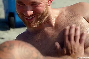 Caden Jackson, Big Dicks And Tryp Bates In The Beach House