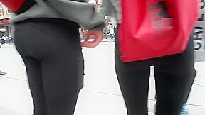 Candid - Redheads in Lululemon Leggings