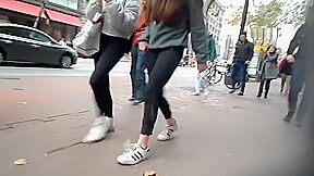 Candid - Redheads in Lululemon Leggings