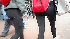 Candid - Redheads in Lululemon Leggings
