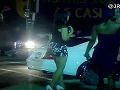 Candid Skirt and Heels Redbone