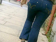 Candid tight ass milf in jeans