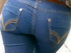 Candid tight ass milf in jeans