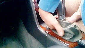 Car fuck gear shifter volvo v70 fick woman