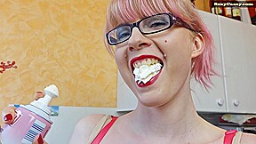 Casey Deluxe Huge Udders With Whipped Cream - Sex Movies Featuring Casey Deluxe