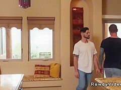 Casey Everett In Tattooed Muscle Gay Anal Fucks Guy In His Home