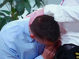 Chancellery Ginger Stud Fisted In Office By His Colleague