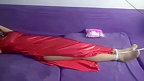 China Bondage Red Dress
