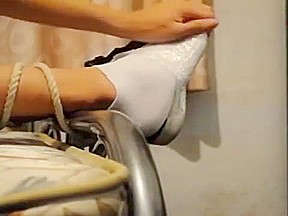 Chinese - nike and socks tickle