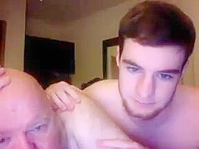 Chubby grandpa and sweet submissive boy