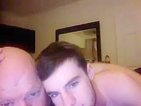 Chubby grandpa and sweet submissive boy
