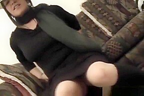 Chubby hairy slut toys her snatch