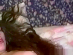 Classic sextape of lesbians strapon fucking