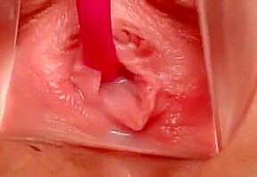 Close up of inside wet jucy pussy POV