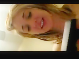Cold bitch calls her ex when fucking his friend