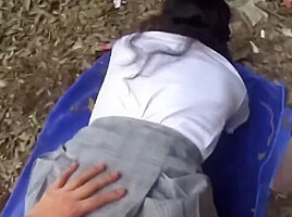 Colegiala Mexicana De Secundaria Publica Se Va De Pinta Para Ir A Coger Al Bosque
