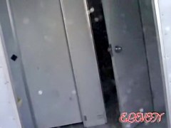 College girl went to a public bathroom and got sharked video