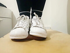 Compilation Of Adidas Sneakers Crushing Cock