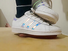 Compilation Of Adidas Sneakers Crushing Cock
