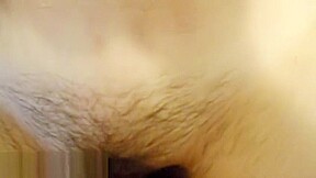 Covered Her Pussy With CUM