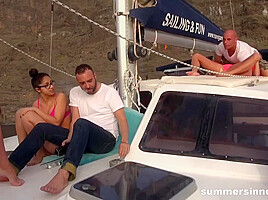 Crazy Boat Trip With Amoral Girls