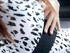 Crazy Japanese slut Haruki Sato in Exotic Stockings JAV scene