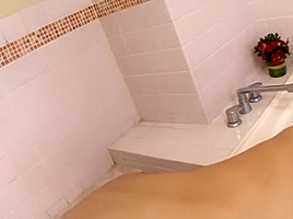 Crazy Japanese whore in Horny Shower, Blowjob JAV clip