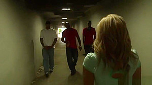 Crazy black guys got stole a naughty MILFs wet thing