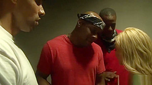 Crazy black guys got stole a naughty MILFs wet thing