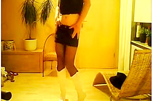 Crazy homemade shemale clip with Webcam, Stockings scenes