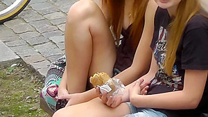 Crossed Legs In Square