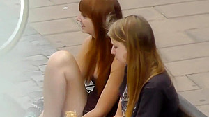 Crossed Legs In Square