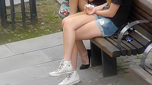 Crossed Legs In Square