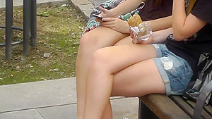 Crossed Legs In Square