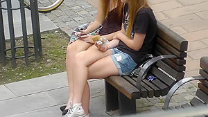 Crossed Legs In Square