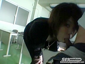 Cum eating asian teen 18+ gives head