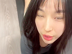 Cute Asian Girl At Gym Tricks Guy Into Nutting During No Nut November