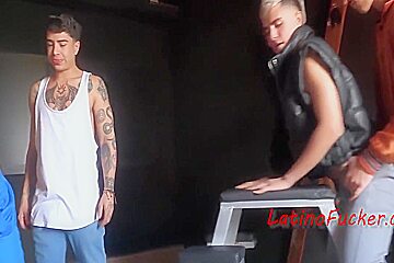 Cute Bartenders First Gangbang 8 Min