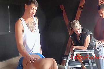 Cute Bartenders First Gangbang 8 Min