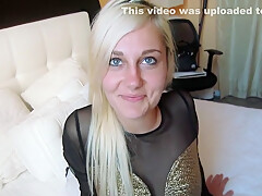 Cute Blonde Amateur Wants To Be A - Shes New