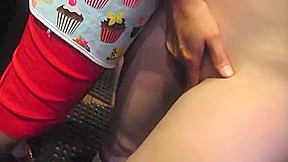 Cute Short-haired Lesbian Eats Her Girlfriend's Wet Pussy
