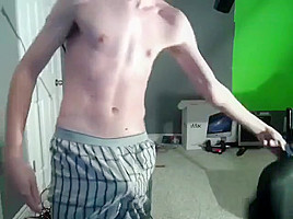 Cute Skinny Blond Boy Wanks And Cums