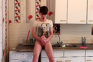 Cute Stepson Touches His Extra Long Dick In Front Of Stepdaddy - Big Loads - Cumming Hard - Wank